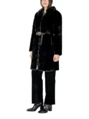 Ayfee Damen Mantel Schwarz | online kaufen