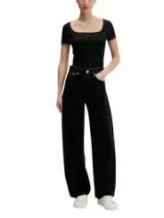 Tommy Hilfiger Jeans Damen T-Shirt Schwarz | online kaufen