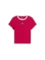 Tommy Hilfiger Jeans Damen T-Shirt Bordeaux | online kaufen