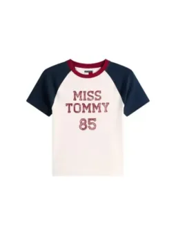 Tommy Hilfiger Jeans Damen T-Shirt Weiß | online kaufen