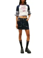 Tommy Hilfiger Jeans Damen T-Shirt Weiß | online kaufen