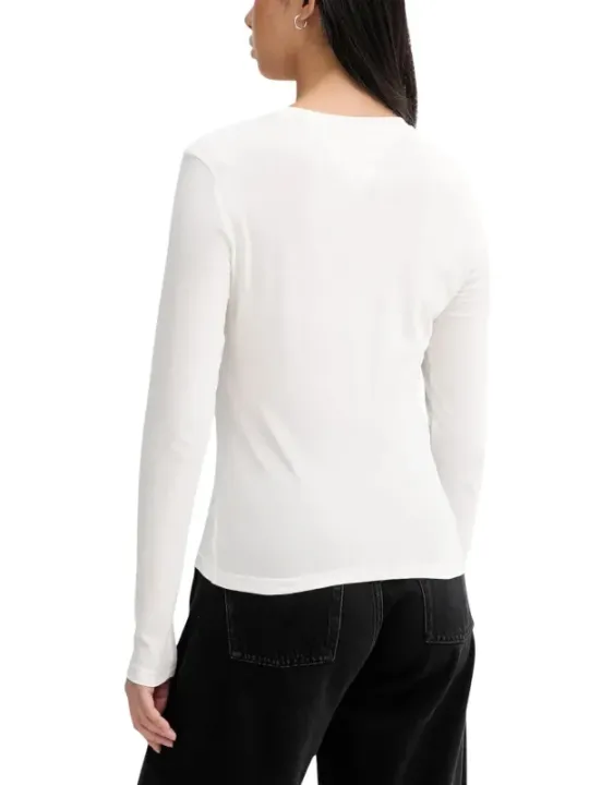 Tommy Hilfiger Jeans Damen T-Shirt Weiß | online kaufen