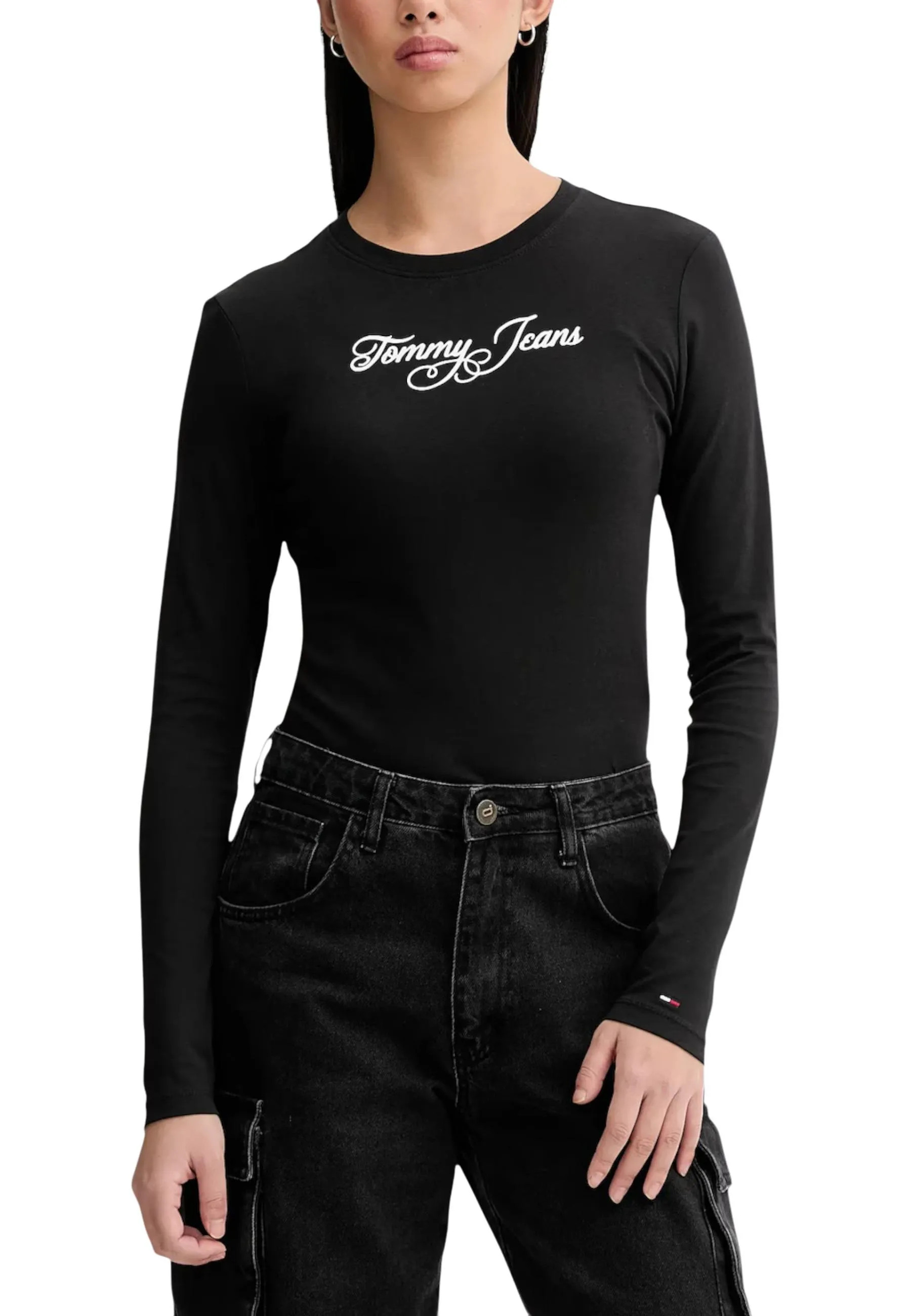 Damen T-Shirt Schwarz 497856