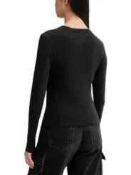 Tommy Hilfiger Jeans Damen T-Shirt Schwarz | online kaufen