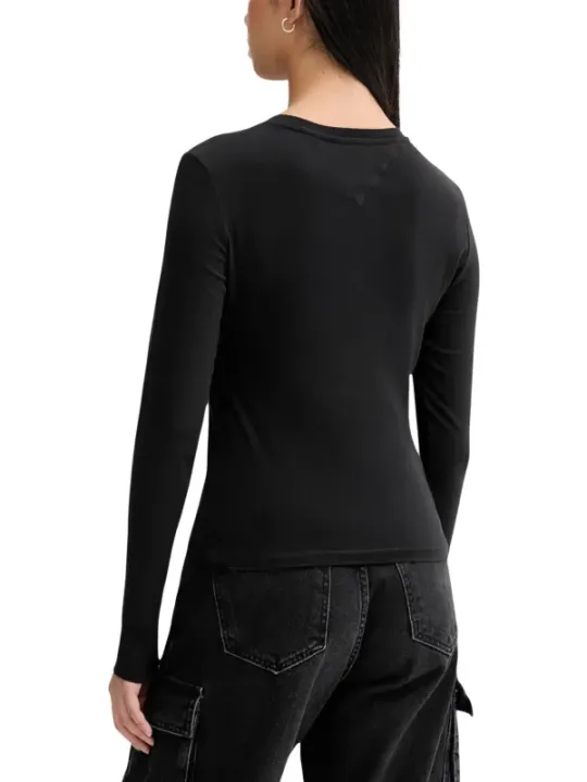 Tommy Hilfiger Jeans Damen T-Shirt Schwarz | online kaufen