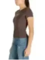 Tommy Hilfiger Jeans Damen T-Shirt Braun | online kaufen