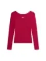 Tommy Hilfiger Jeans Damen Pullover Bordeaux | online kaufen