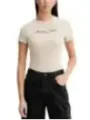 Tommy Hilfiger Jeans Damen T-Shirt Beige | online kaufen
