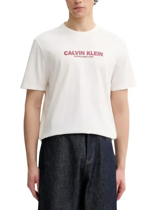 Calvin Klein Herren T-Shirt Weiß | online kaufen