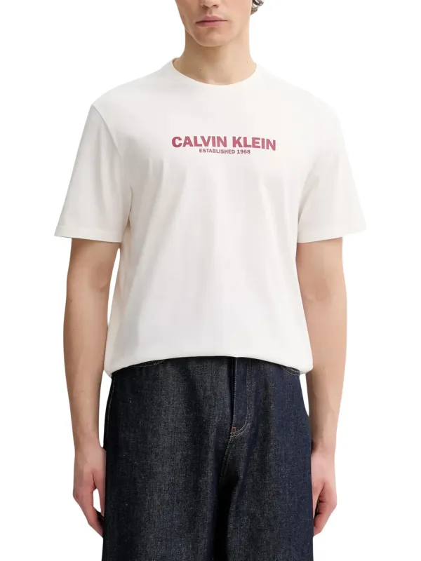 Calvin Klein Herren T-Shirt Weiß | online kaufen