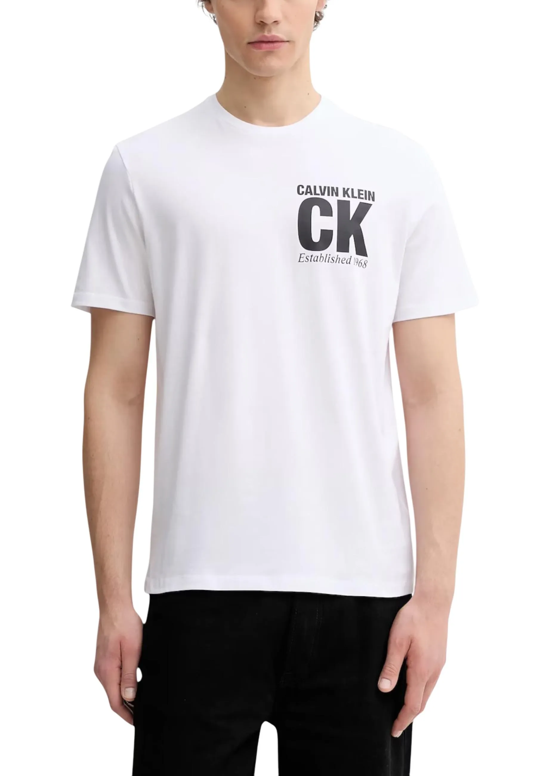 Herren T-Shirt Weiß 497845