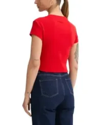 Calvin Klein Jeans Damen T-Shirt Rot | online kaufen