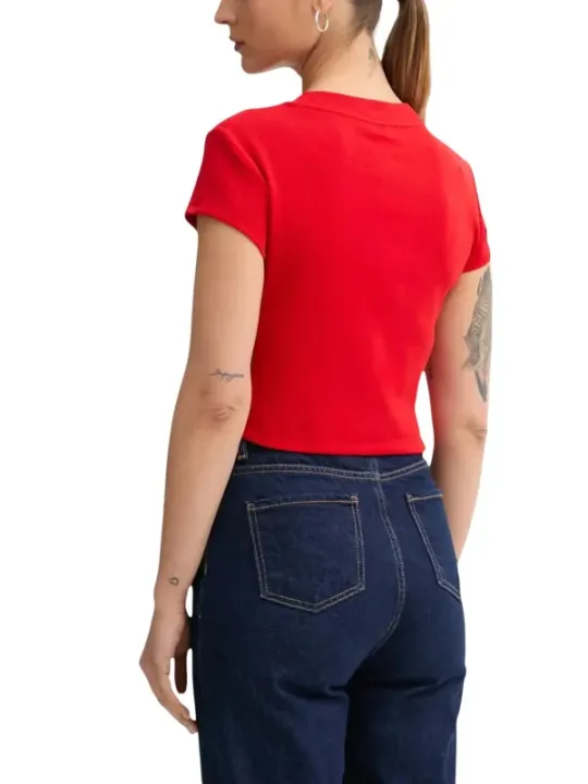 Calvin Klein Jeans Damen T-Shirt Rot | online kaufen