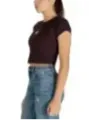 Calvin Klein Damen T-Shirt Braun mieten | Flex-Fashion