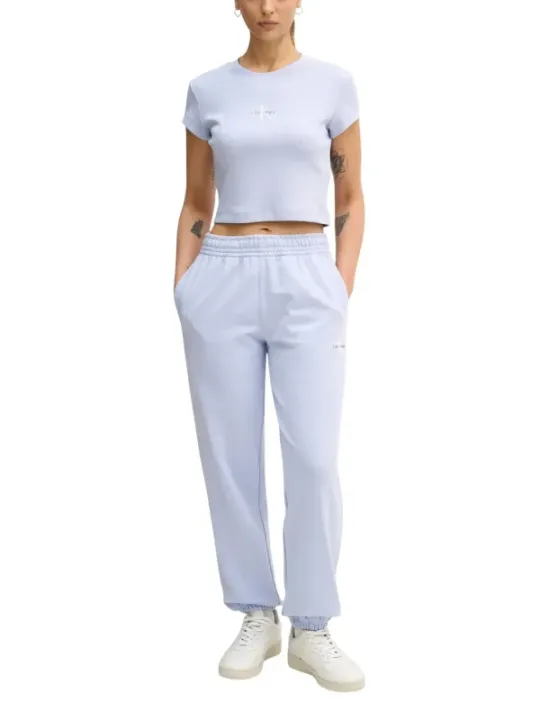 Calvin Klein Jeans Damen T-Shirt Azurblau | online kaufen