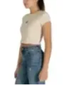 Calvin Klein Jeans Damen T-Shirt Beige | online kaufen