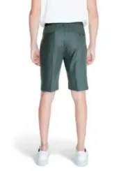 Helle grüne Herren-Bermuda-Shorts