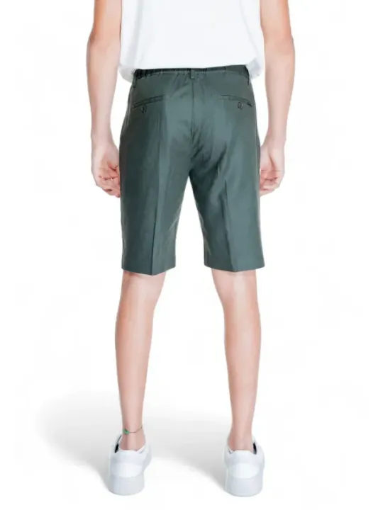 Helle grüne Herren-Bermuda-Shorts
