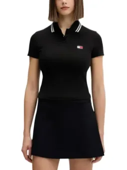 Mieten Sie Tommy Hilfiger Damen Polo in Schwarz - Flex-Fashion