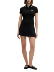 Tommy Hilfiger Jeans Damen Polo Schwarz | online kaufen