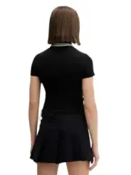 Tommy Hilfiger Jeans Damen Polo Schwarz | online kaufen