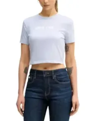 Calvin Klein Jeans Damen T-Shirt Lila | online kaufen