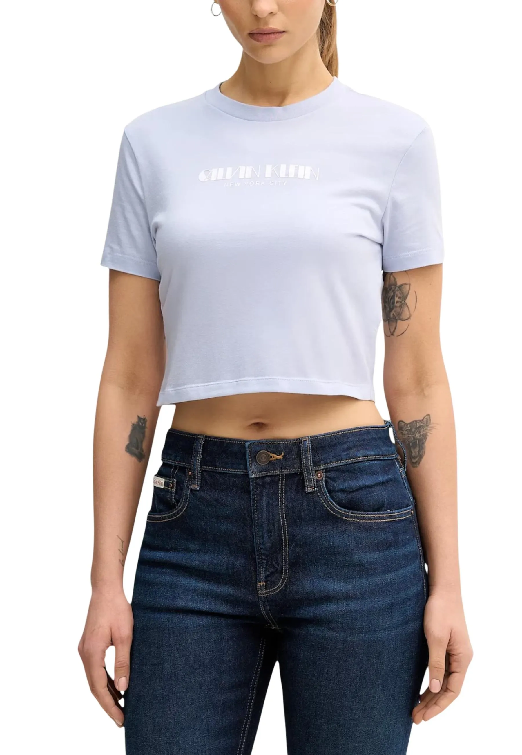 Damen T-Shirt Lila 497850