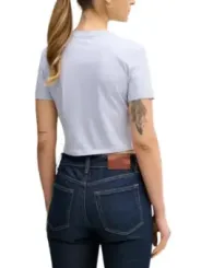 Calvin Klein Jeans Damen T-Shirt Lila | online kaufen