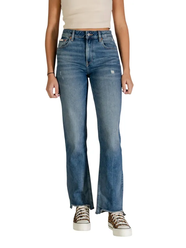Calvin Klein Jeans Damen Jeans Azurblau | online kaufen
