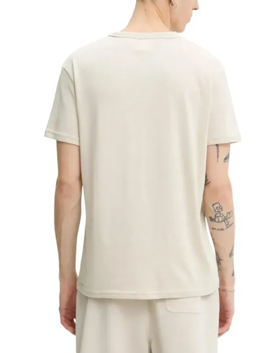 Tommy Hilfiger Jeans Herren T-Shirt Beige | online kaufen