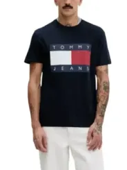 Tommy Hilfiger Jeans Herren T-Shirt Blau | online kaufen