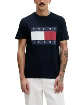 Tommy Hilfiger Jeans Herren T-Shirt Blau | online kaufen