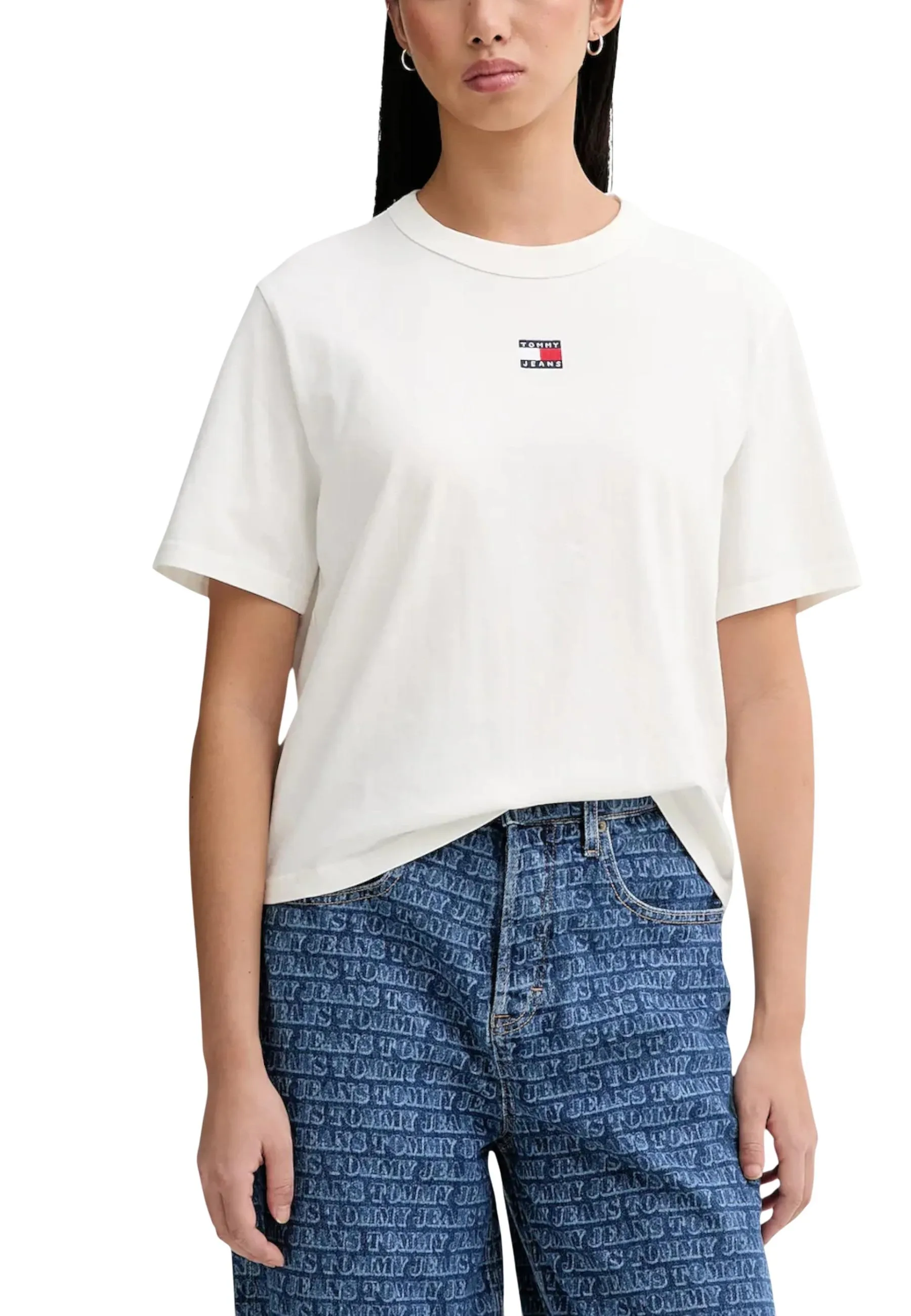 Damen T-Shirt Weiß 497698