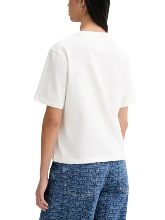 Tommy Hilfiger Jeans Damen T-Shirt Weiß | online kaufen