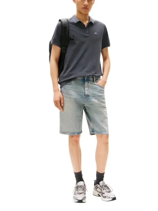 Tommy Hilfiger Jeans Herren Polo Grau | online kaufen