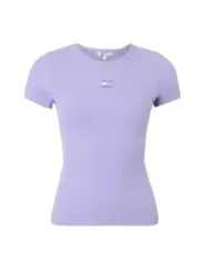 Tommy Hilfiger Jeans Damen T-Shirt Lila | online kaufen