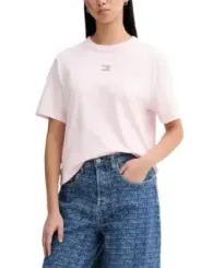 Tommy Hilfiger Jeans Damen T-Shirt Rosa | online kaufen