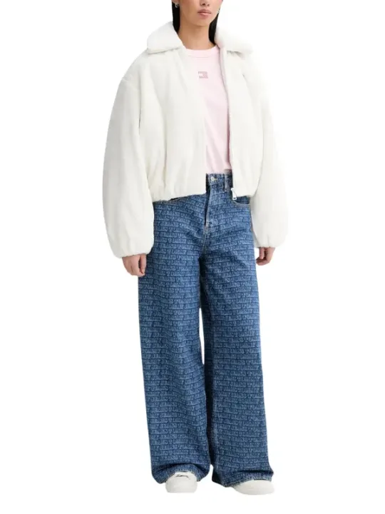 Tommy Hilfiger Jeans Damen T-Shirt Rosa | online kaufen