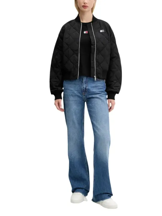 Tommy Hilfiger Jeans Damen T-Shirt Schwarz | online kaufen