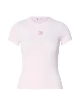 Tommy Hilfiger Jeans Damen T-Shirt Rosa | online kaufen