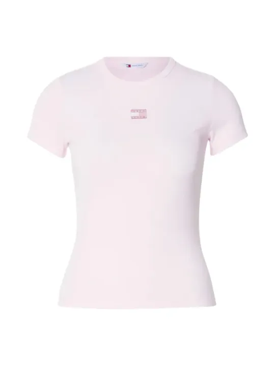 Tommy Hilfiger Jeans Damen T-Shirt Rosa | online kaufen