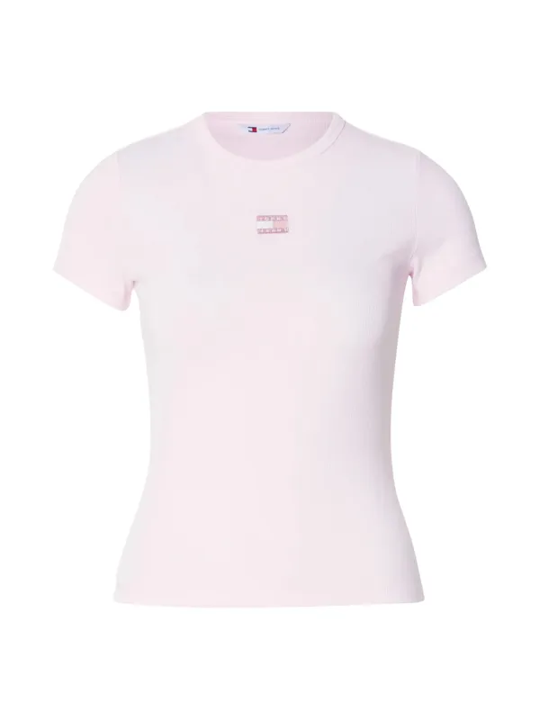 Tommy Hilfiger Jeans Damen T-Shirt Rosa | online kaufen