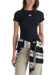 Tommy Hilfiger Jeans Damen T-Shirt Blau | online kaufen