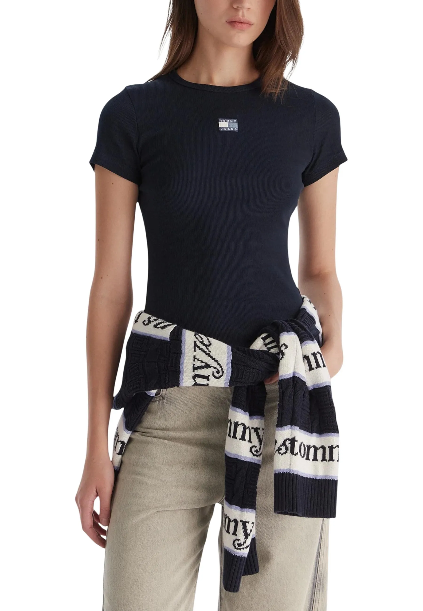 Damen T-Shirt Blau 497689