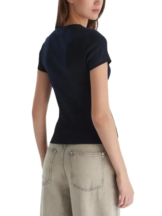 Tommy Hilfiger Jeans Damen T-Shirt Blau | online kaufen