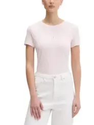 Tommy Hilfiger Jeans Damen T-Shirt Rosa | online kaufen