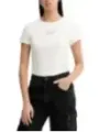 Tommy Hilfiger Jeans Damen T-Shirt Weiß | online kaufen