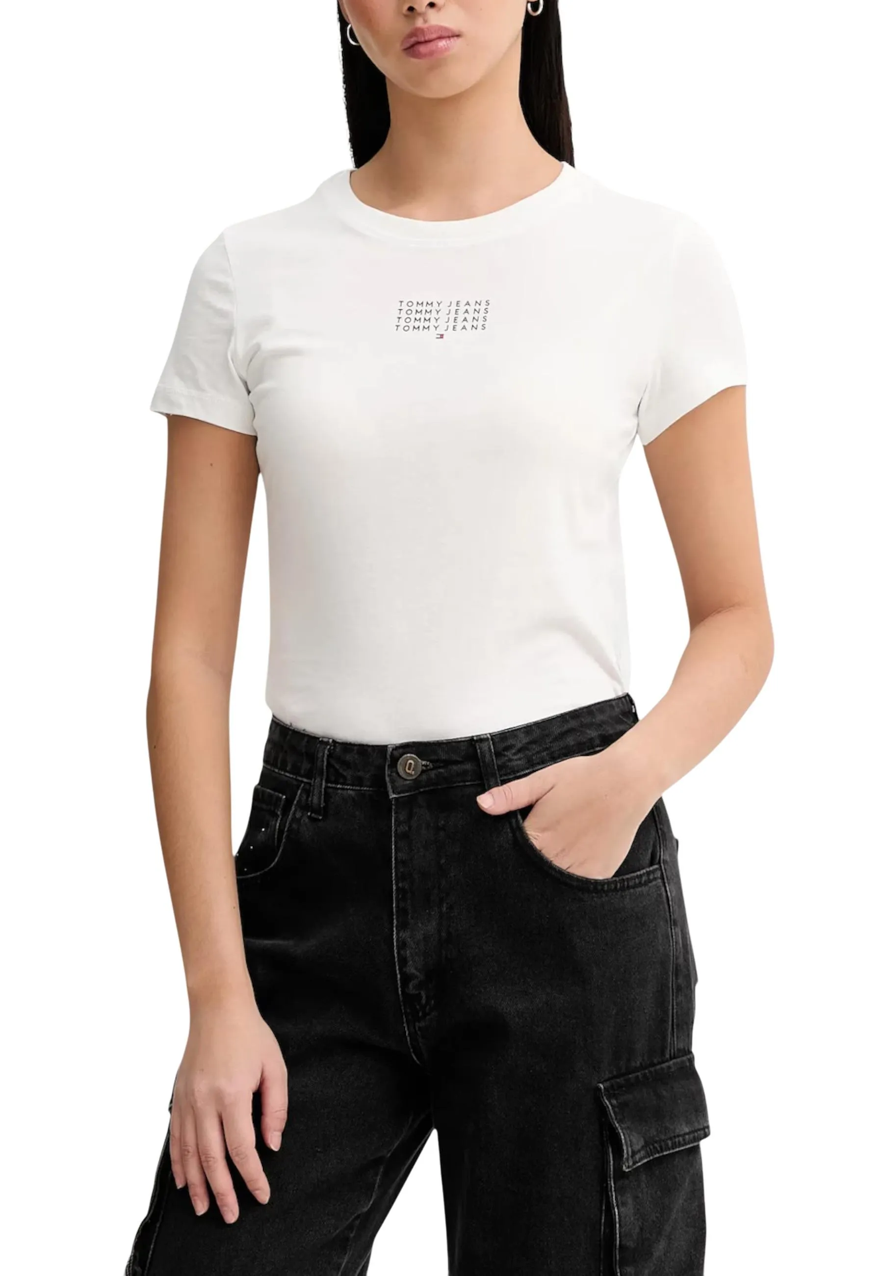 Damen T-Shirt Weiß 497714