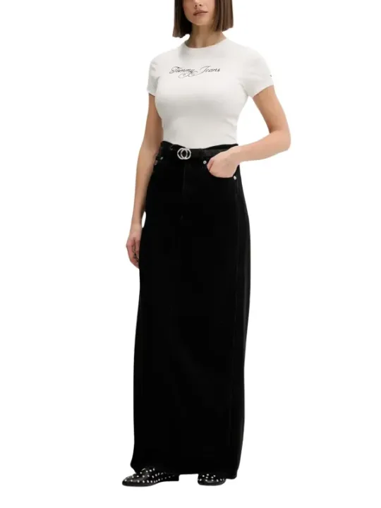 Tommy Hilfiger Jeans Damen T-Shirt Weiß | online kaufen