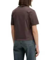 Tommy Hilfiger Jeans Damen T-Shirt Braun | online kaufen